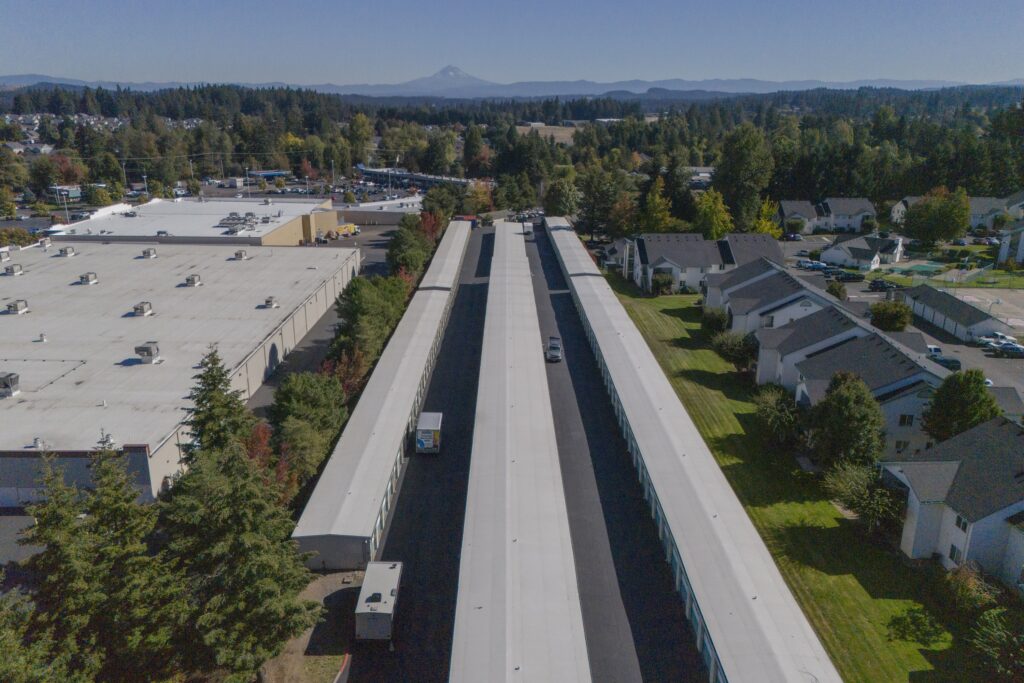 Commercial property photography of a specialized industrial asset featuring loading docks and natural warehouse lighting